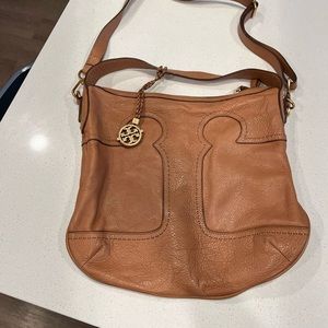 Tory Burch Supple Leather Cognac Crossbody